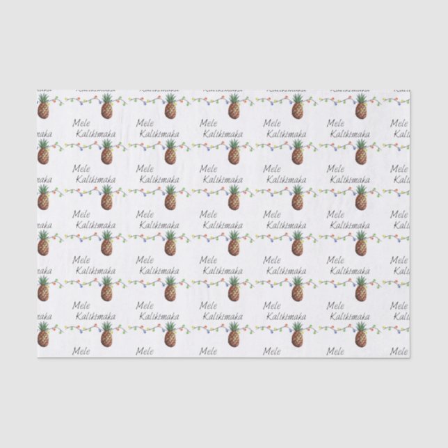 Mele Kalikimaka - Christmas Tissue Paper (Front)