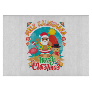 Mele Kalikimaka for a Bright Hawaiian Christmas Cutting Board