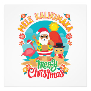 Mele Kalikimaka for a Bright Hawaiian Christmas Photo Print