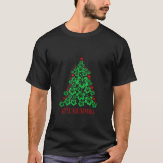 Mele Kalikimaka For Women Hawaiian Hawaii Christma T-Shirt
