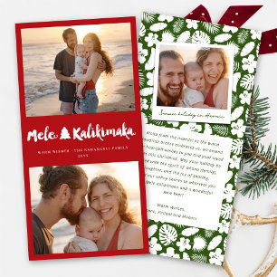 Mele Kalikimaka Fun Christmas Photo Holiday Card