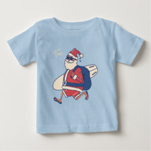 Mele Kalikimaka - Funny Santa Hawaiian Christmas Baby T-Shirt