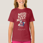 Mele Kalikimaka - Funny Santa Hawaiian Christmas   T-Shirt<br><div class="desc">Are you planning a trip to travel to Hawaii this Christmas? Don't forget to wish the natives a merry Christmas in style with this funny & unique tropical tee for the Christmas season. Featuring the phrase Mele Kalikimaka, which means Merry Christmas. The perfect gift for anyone who is vacationing in...</div>