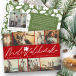 Mele Kalikimaka Handwriting Script Christmas Photo Holiday Card<br><div class="desc">Embrace the spirit of Mele Kalikimaka with this stunning Stylish Handwriting Calligraphy Script Christmas Card. Featuring a modern 8-photo collage design, this unique holiday card captures the tropical Hawaiian flair of the season. The attention-grabbing "Mele Kalikimaka" greeting in a beautiful handwritten script sets the tone for this truly special card....</div>