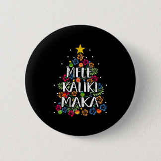Mele Kalikimaka Hawaii Christmas 2 Inch Round Button
