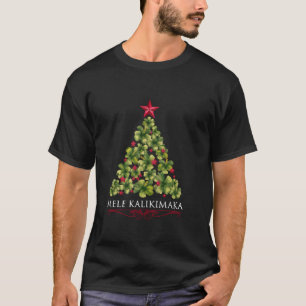 Mele Kalikimaka Hawaii Santa Hawaiian Merry Christ T-Shirt