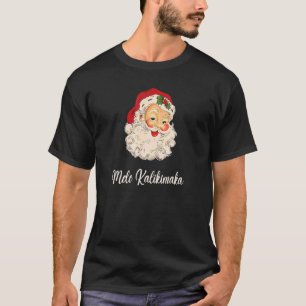 Mele Kalikimaka Hawaiian Christmas Lights Xmas San T-Shirt