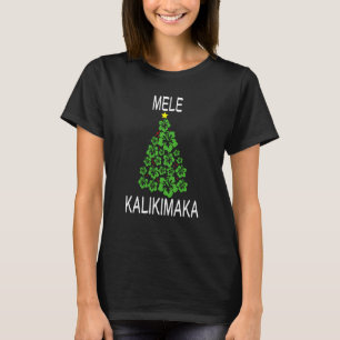 Mele Kalikimaka Hawaiian Christmas Tree T-Shirt