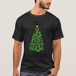 Mele Kalikimaka Hawaiian Christmas Tree T-Shirt