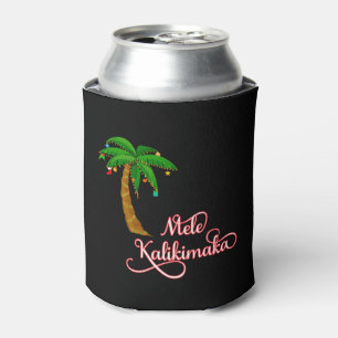 Mele Kalikimaka Hawaiian Sweat for Christmas Can Cooler