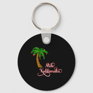 Mele Kalikimaka Hawaiian Sweat for Christmas Keychain