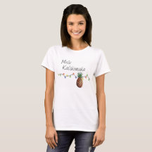 Mele Kalikimaka - le T-shirt des femmes de Noël