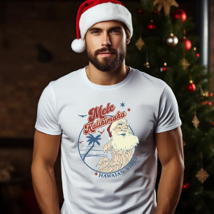 Mele Kalikimaka Marry Christmas Hawaiian Style  T-Shirt