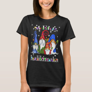 Mele Kalikimaka Merry Christmas Hawaiian Nordic Gn T-Shirt