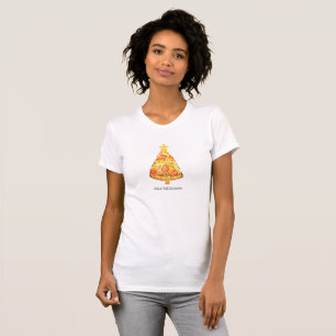 Mele Kalikimaka Merry Christmas Hawaiian Pizza  T-Shirt