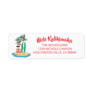 Mele Kalikimaka Père Noël Retour de Noël
