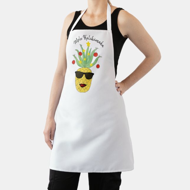 Mele Kalikimaka Pineapple  Apron (Insitu)