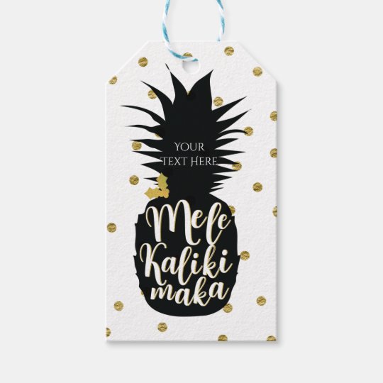 Mele Kalikimaka Pineapple Christmas Custom Holiday Gift Tags | Zazzle.ca