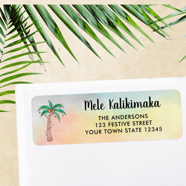 Mele Kalikimaka Return Address  (Creator Uploaded)