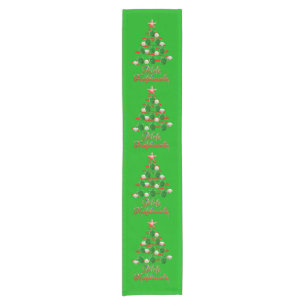 Mele Kalikimaka Sea Turtles Short Table Runner