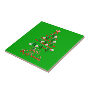 Mele Kalikimaka Sea Turtles Tile