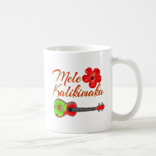 Mele Kalikimaka Ukulele Coffee Mug