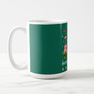 Mele Kalikimaka Ukulele Guitar Gift Ugly Ukulele Coffee Mug