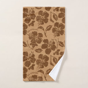 Mele Kalikimaka Vintage Pareau Hibiscus hawaïen