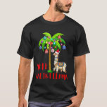 Mele Kalikimaka Xmas Hawaiian Llama Santa Christma T-Shirt<br><div class="desc">Mele Kalikimaka Xmas Hawaiian Llama Santa Christmas</div>