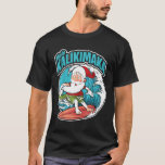 Mele Kalikimaka Xmas Surfing Santa Claus Hawaiian  T-Shirt<br><div class="desc">Mele Kalikimaka Xmas Surfing Santa Claus Hawaiian Christmas</div>