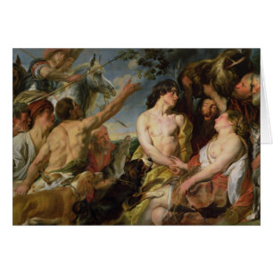 Meleager and Atalanta (oil on canvas)