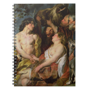 Meleager and Atalanta (oil on canvas) Notebook