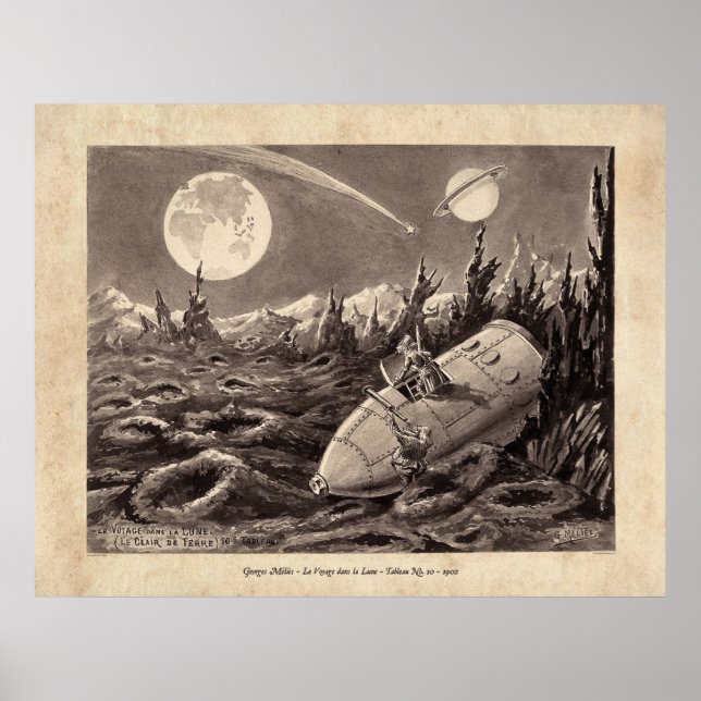 Méliès Voyage dans la Lune Tableau 10 Poster (Devant)