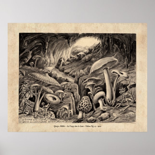 Méliès Voyage dans la Lune Tableau 15 Poster (Devant)