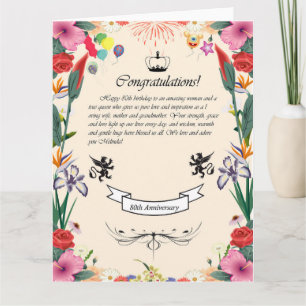 Melinda's 80th Birthday  Greeting Card