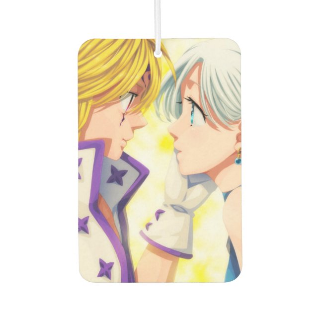 Meliodas and Elizabeth Air Freshener (Front)
