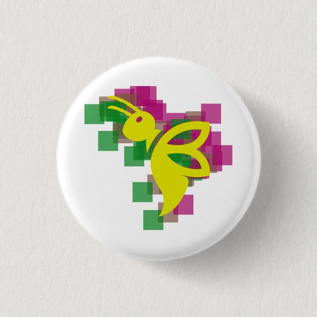 Melissa  1 inch round button (Front)