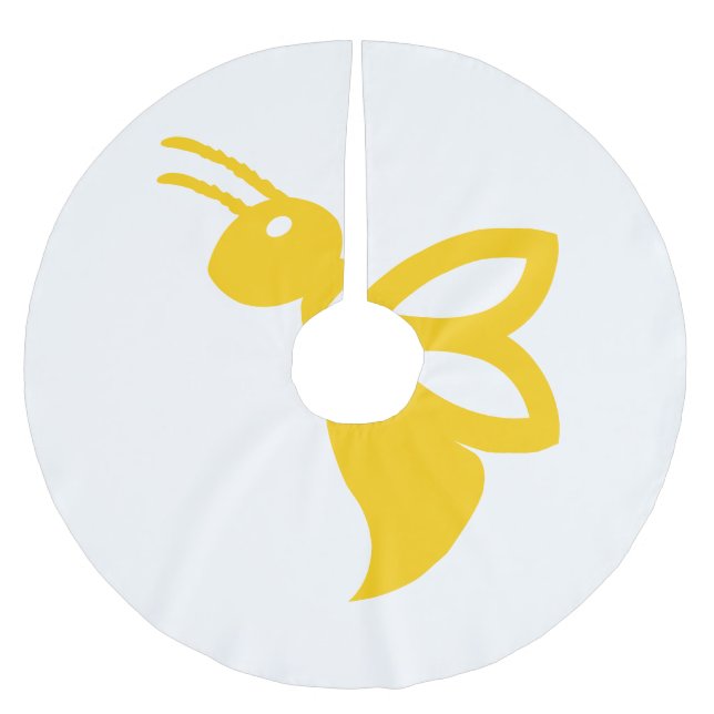 Melissa Brushed Polyester Tree Skirt (Front)