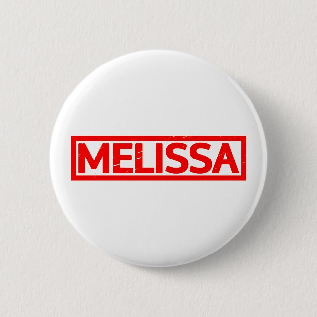 Melissa Stamp 2 Inch Round Button (Front)