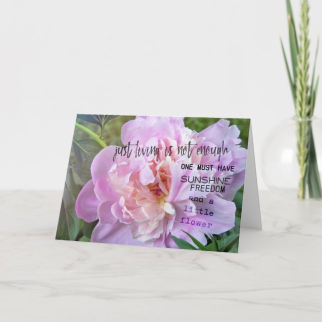MELISSA'S FLOWER Greeting Card (Front)