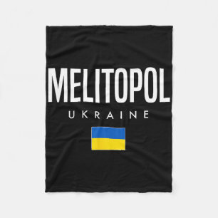 Melitopol Ukraine Fleece Blanket