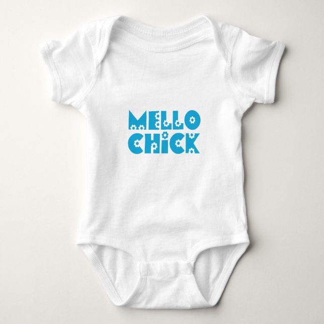 Mello Chick Baby Bodysuit (Front)