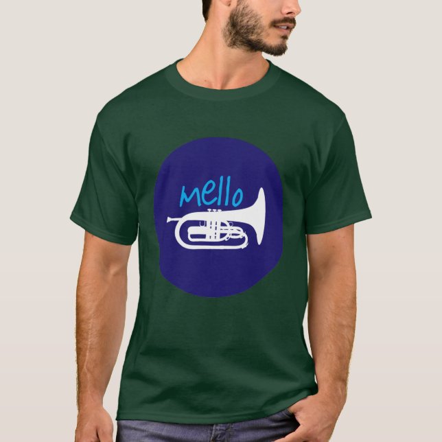 "Mello" Forest Green T-Shirt (Front)