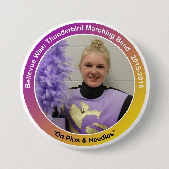 mello_GabrielleD 3 Inch Round Button (Front)