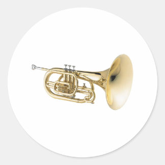 Mellophone Classic Round Sticker