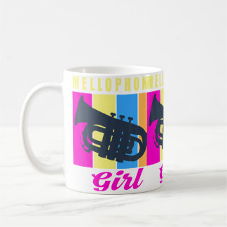 Mellophone Girl Funny Marching Band Orchestra Wome Coffee Mug