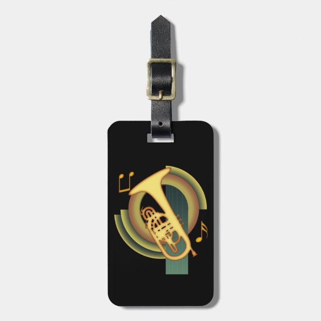 Mellophone Luggage Tag (Front Vertical)