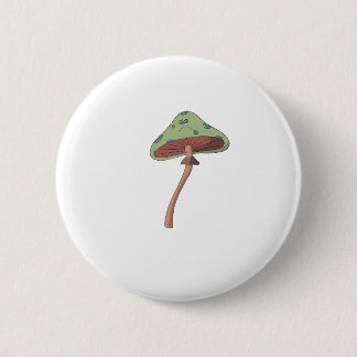 Mellow mushroom 2 inch round button