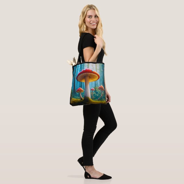 Mellow Mushroom Tote Bag (On Model)