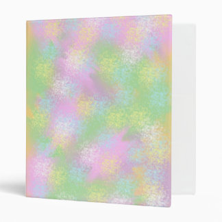 Mellow Outbursts Of Colour Abstract Digital Art Binder
